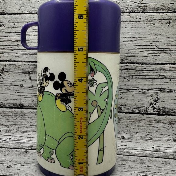 Vintage Caveman Mickey Mouse & Minnie Mouse Dinosaur Aladdin Thermos​​​ - Picture 10 of 10